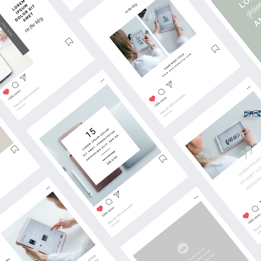 8 Instagram Post Templates
